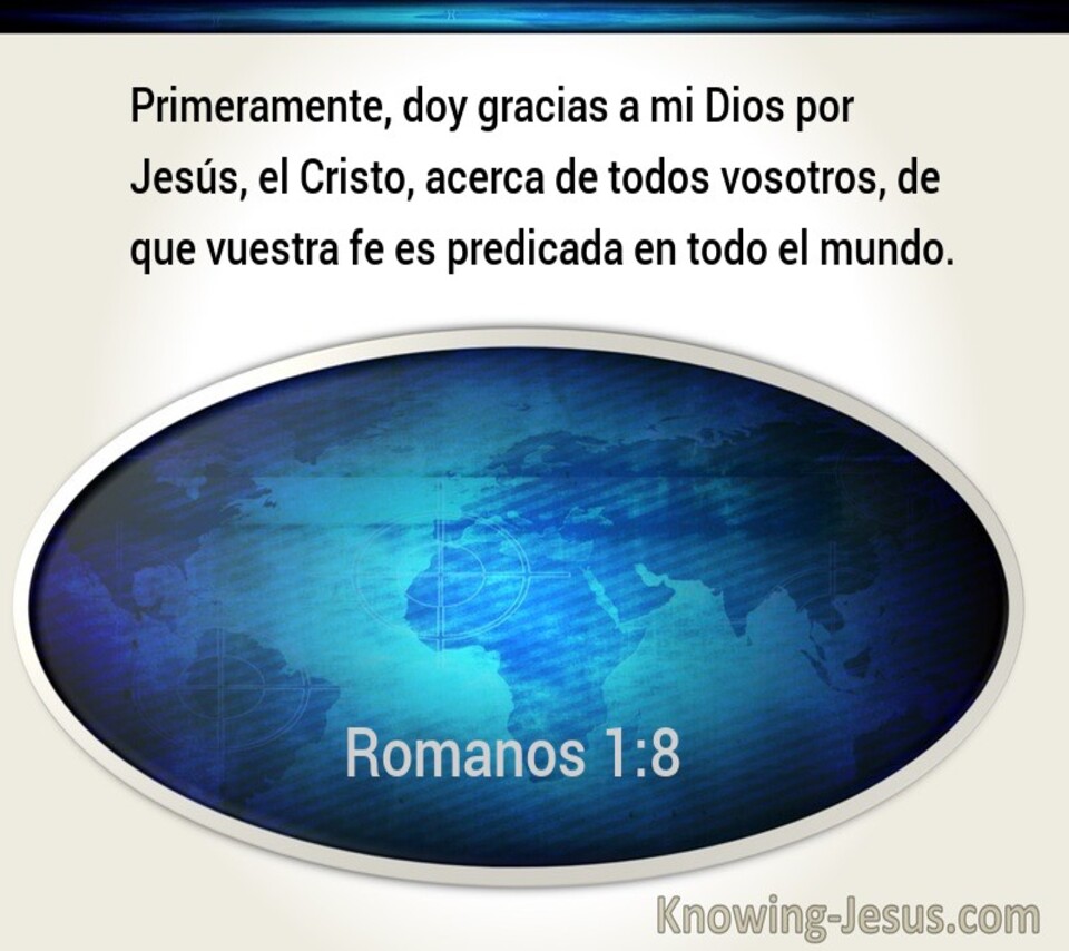 Romanos 1:8 (negro)
